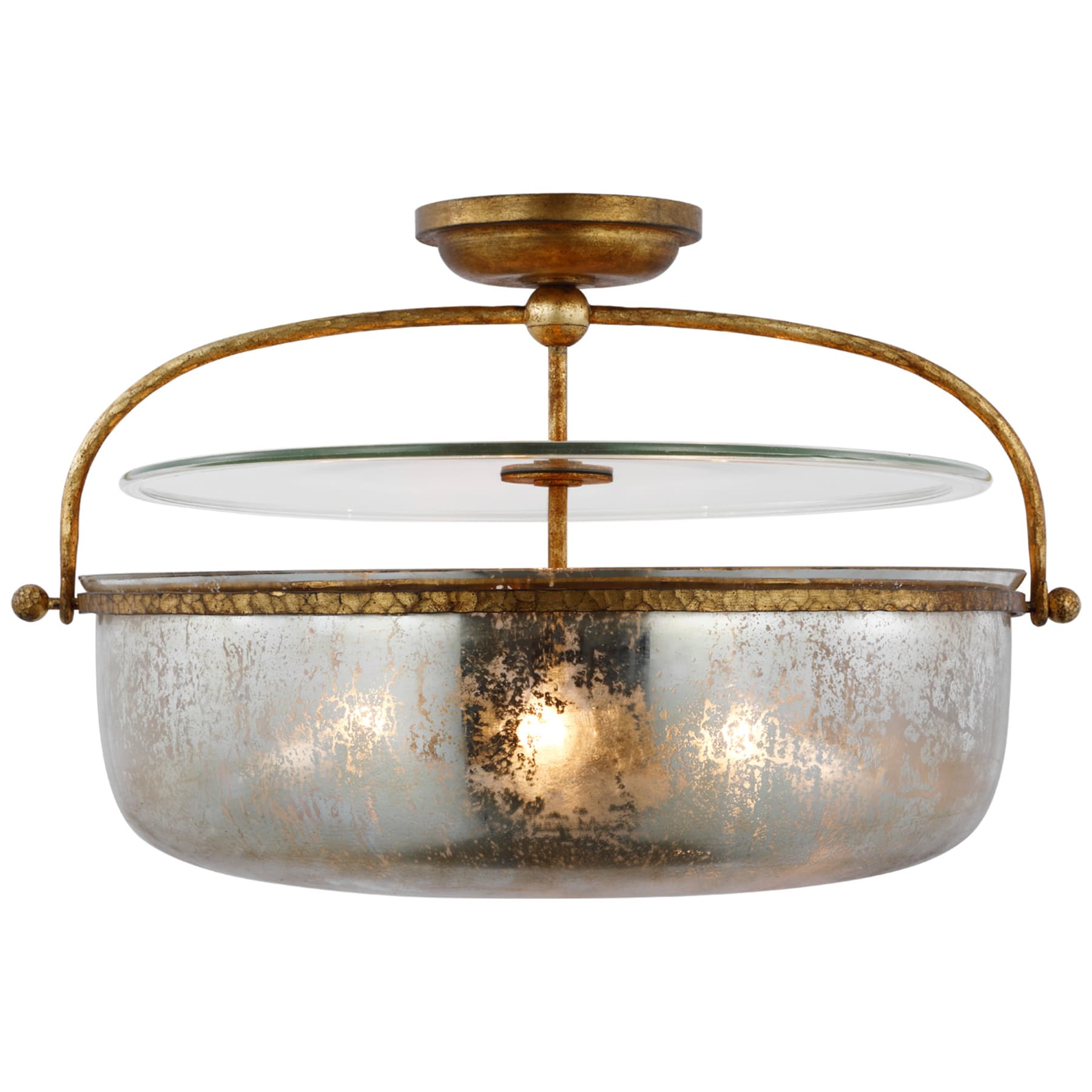 Lorford Large Semi Flush Lantern