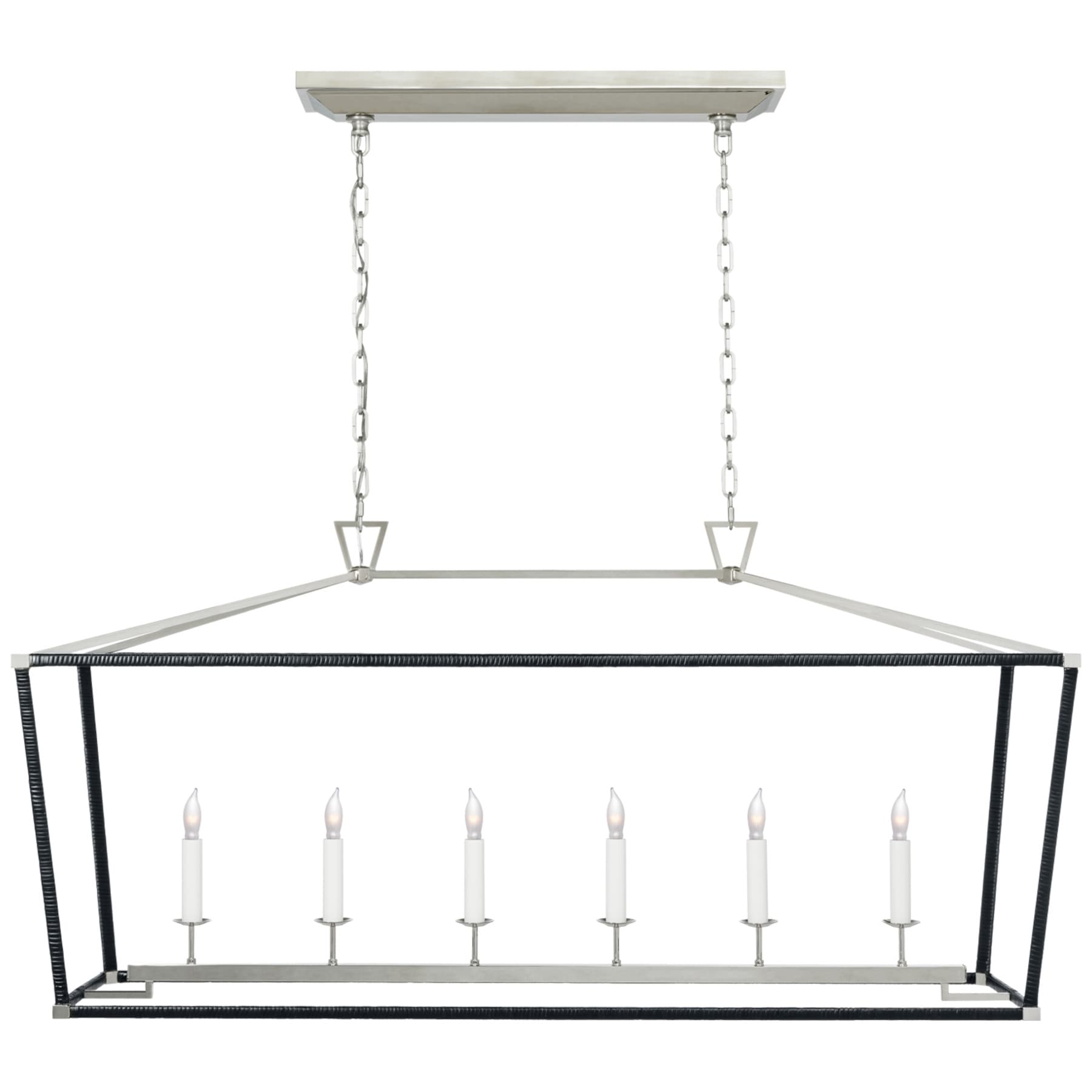 Darlana Large Rattan Wrapped Linear Lantern