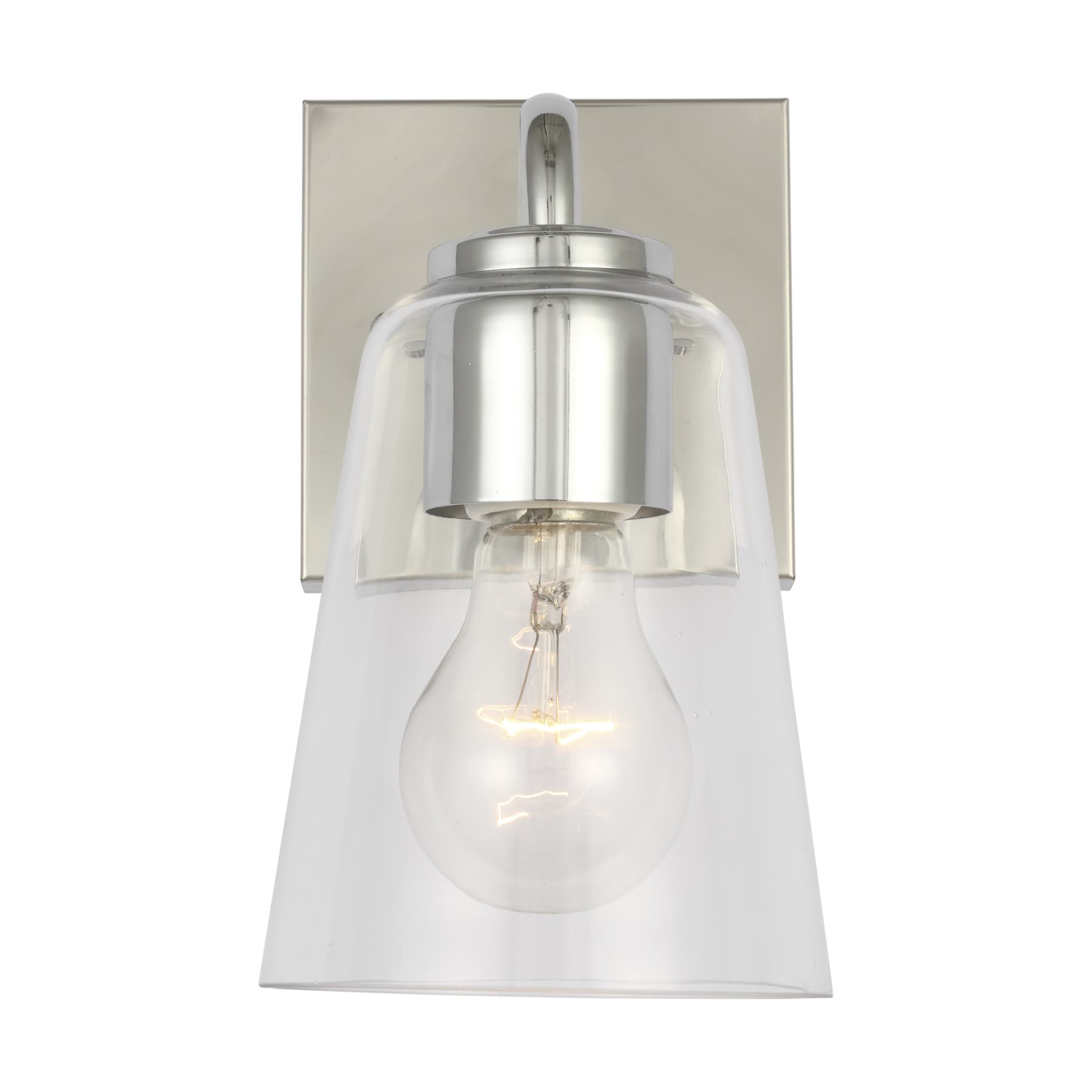 Miles Small Clear Glass Vanity