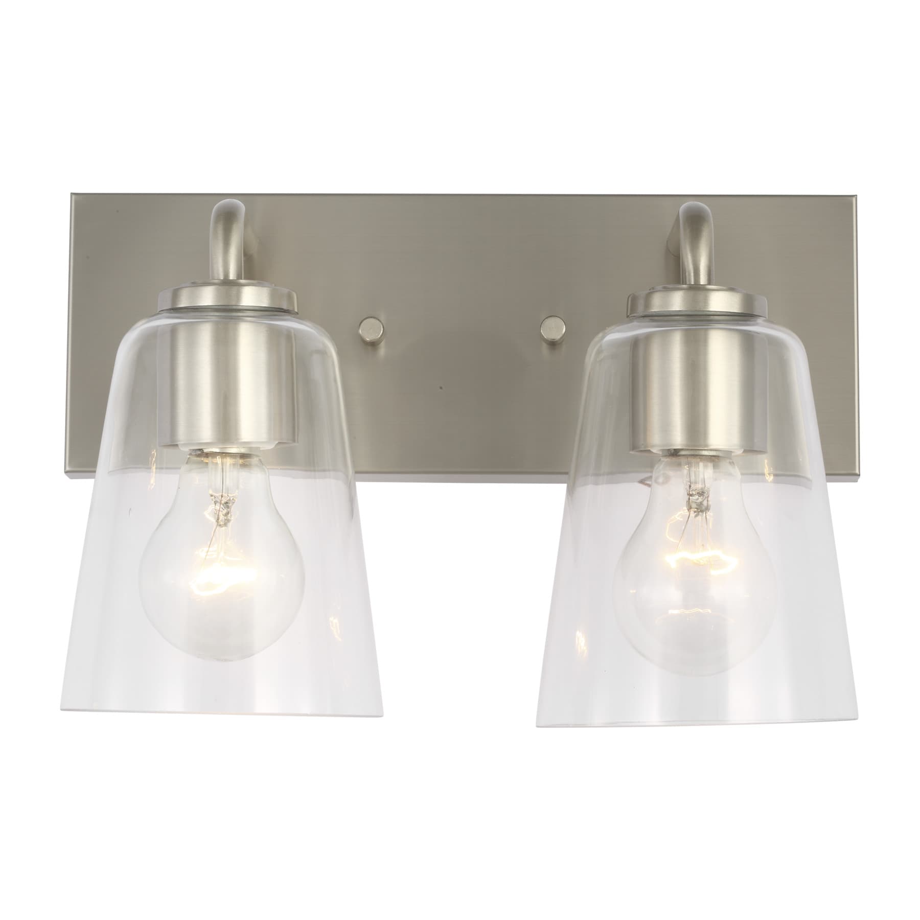 Miles Medium Clear Glass Vanity