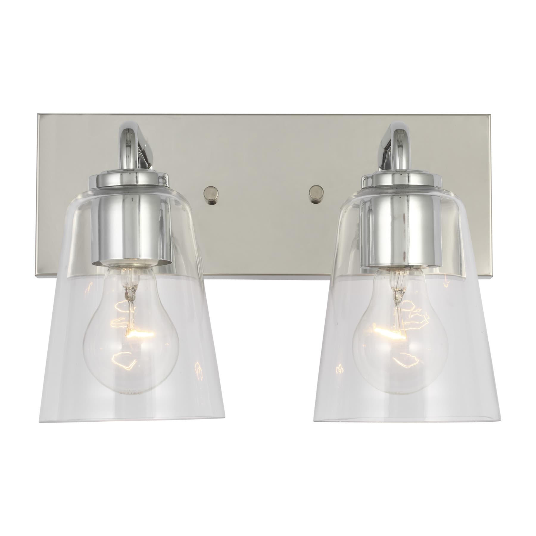 Miles Medium Clear Glass Vanity