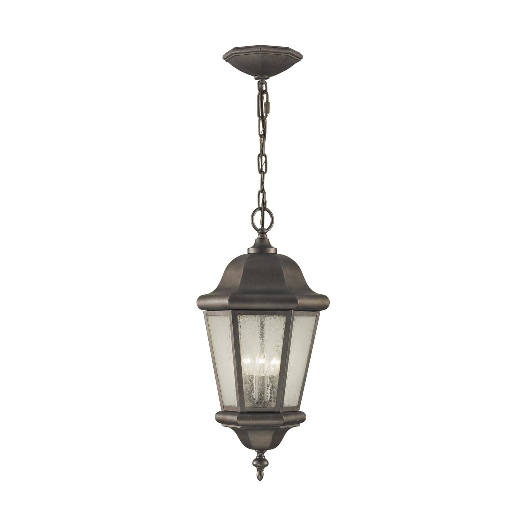 Martinsville Three Light Outdoor Pendant Lantern